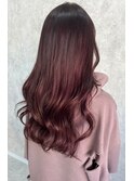 暖色×ロング×レイヤー
