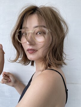 リノショアーズ ショウナン 辻堂店(RinoShores SHONAN) 大人美人外ハネボブショコラアッシュ前髪小顔カットウェーブ