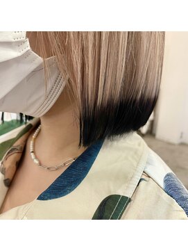 クロト(Clotho) 裾カラー/インナーカラーダブルカラーブリーチ白髪染め