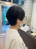 レンジシ オモテサンドウ(RENJISHI omotesando)&nbsp;黒髪ハンサムショート