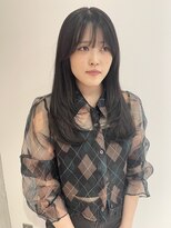 ヨーク(YOKE)&nbsp;【 YOKE 】ロングレイヤーぷつっとレイヤー暗髪艶髪韓国