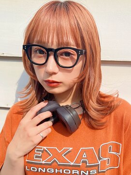 ローネス ギンザ(LONESS ginza) 肌馴染みの良いオレンジカラー◎<銀座/オレンジカラー>