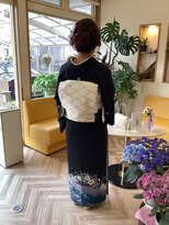 ミノル(MINORU)&nbsp;江戸褄（黒留袖）着付けヘアメイク