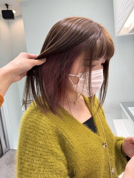 ラグ バイ シゲルカットクラブ 神田久志本店(lag) イヤリングカラー