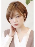 【 Ｉ. 】30代からのナチュラル前下がりショートボブ　川口