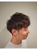 メンズニュアンスパーマ HOMMEHAIR2nd江ヶ崎