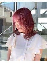 ヲタク(wotaku.)&nbsp;ピンクカラーピンクラベンダーくすみカラーハイトーンピンクロブ