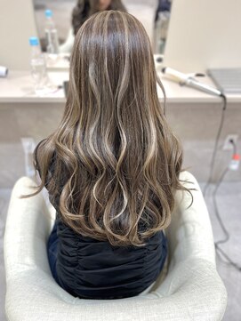 シエル 大分中央町店(CIEL) ハイライト×ミルクティーカラー