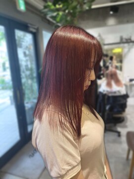 ゼストカロン(ZEST Kalon) ブリーチなしで出来るピンクブラウン/髪質改善【のぶち】