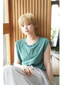 小顔似合わせカット愛されクールショート20代/30代40代50代/難波
