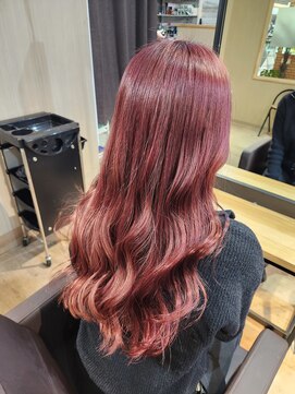 ウェーブ(WAVE) 【韓国風】波巻き/美髪/艶髪/バーガンディ