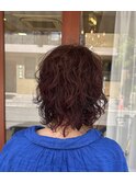 マッシュウルフ/パーマ風