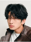 武蔵小杉フェザーパーマフェザーショートセンターパート