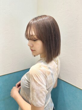 ロンド レグリーズ 立川(Lond leglise) ミニボブフェイスレイヤー顔周りカット前髪カット韓国ボブ/立川