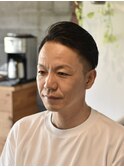 渋髪7:3分けリバースショート【メンズカット/倉敷/中島】