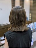 白髪ぼかしハイライト