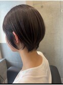 CHERiR藤木(似合わせショート×プラチナブラウン)