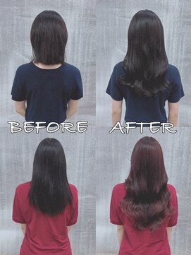 リップ 大阪本店(LIP) 【レミー100%最高級人毛/ロング】シールエクステ80枚