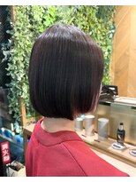 ロンド パルティール 大宮(Lond partir)&nbsp;くびれヘア/アプリコットオレンジ/ハイライトカラー/ボブ