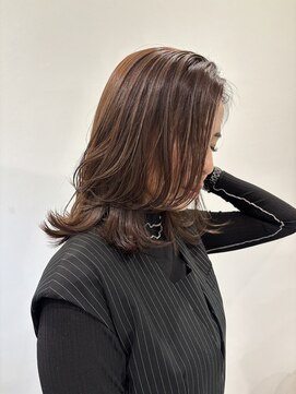 シーク(seek) 前髪なしミディアムレイヤー