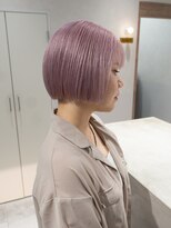 エン 栄店(enne)&nbsp;ココアベージュ/クラゲヘアー/ボブレイヤー/小顔/黒髪/栄