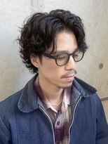 オーシャントーキョー ホワイト 原宿(OCEAN TOKYO WHITE)&nbsp;お客様スタイルセンターパートウルフスパイラルパーマ黒髪