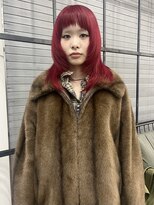 マグサロンギャラリー(Mag salon gallery) チェリーレッド暖色カラーボルドーワインレッド春カラー
