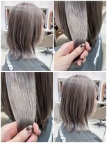 ピークアブー アヴェダ ギンザシックス(PEEK-A-BOO AVEDA GINZASIX)&nbsp;ショート/ウルフカット/ホワイトカラー/ブリーチハイトーン◆