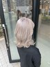 カット無しクーポン】プレックスケアブリーチ+ケアカラー　￥17000