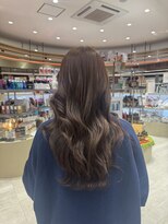 ヘアーザラブズラフズ オーガニカ 北九州(HAIR THE LOVES LAUGHS ORGANICA) ロングレイヤー、ブラウンカラー
