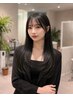 【朝アイロンを減らしたい方へ】カット＋髪質改善ストレート＋カラー ￥27500