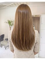 零秒女髪 千里丘店 上品な大人女性向けの艶カラー美髪ロング髪質改善艶髪艶感