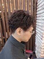 グランアージュ 池袋東口店(grandage)&nbsp;ルーズショートスパイラルパーマ／アップバングビジネスヘア