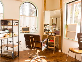 ヘアーグリーン(Hair green)の写真/【カット+カラー+トリートメント¥7984】ハホニコトリートメント付きで更にツヤ感UP☆グレイカラーもOKです!