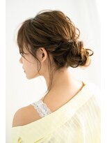 リトル ポルト 三宮(little×PORTO)&nbsp;ざっくり三つ編みシニヨン