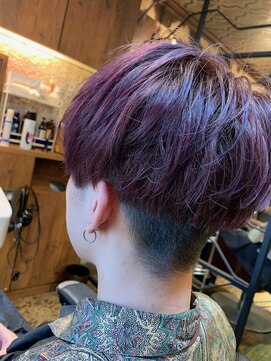 ヘアー クリエイト カルバリ(HAIR CREATE Calbari) ムラサキマッシュ