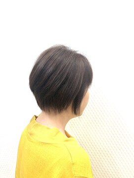クオリス 上福岡店(QUALIS) 暗めカラー/小顔/ショート/ショートボブ/艶カラー/30代40代50代