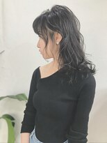 アリウス(ALIUS by posh) 【ALIUS 池袋 小川】ロング×シアー髪×暗めのグレー