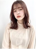 【GARDEN武田美奈】柔らかピンクベージュ×小顔レイヤー