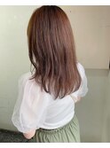オレンジブラウン ブリーチなし伸ばし中【sk】