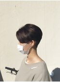 刈り上げハンサムマッシュショート