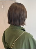［sou］ayaka担当 ミニボブ×透明感カラー