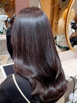 ルームバイシー 新宿(Loom. by Sea) 勧告風前髪×ショコラアッシュ【韓国ヘア/髪質改善/新宿】