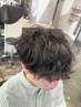 【メンズ】カット＋波巻きツイストスパイラルパーマ（波巻きパーマ）
