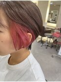 ピンクインナーカラー
