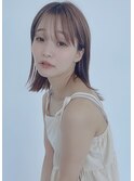 切りっぱなしボブ　安藤