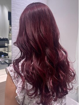 ロンドエニカ 大宮(Lond enika) ブリーチなし！チェリーピンクダブルカラー