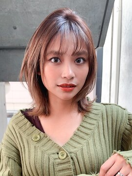 エミュ 表参道 青山(emu) 大人可愛いくびれミディアムレイヤー20代30代40代50代表参道