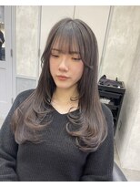 ロンドアヴァントゥス 池袋(Lond aventus)&nbsp;韓国レイヤー/韓国風/ボブ/髪質改善/黒髪/ブリーチなし〔池袋〕