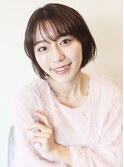 【 I. 】30代からのナチュラル前下がりショートボブ 川口